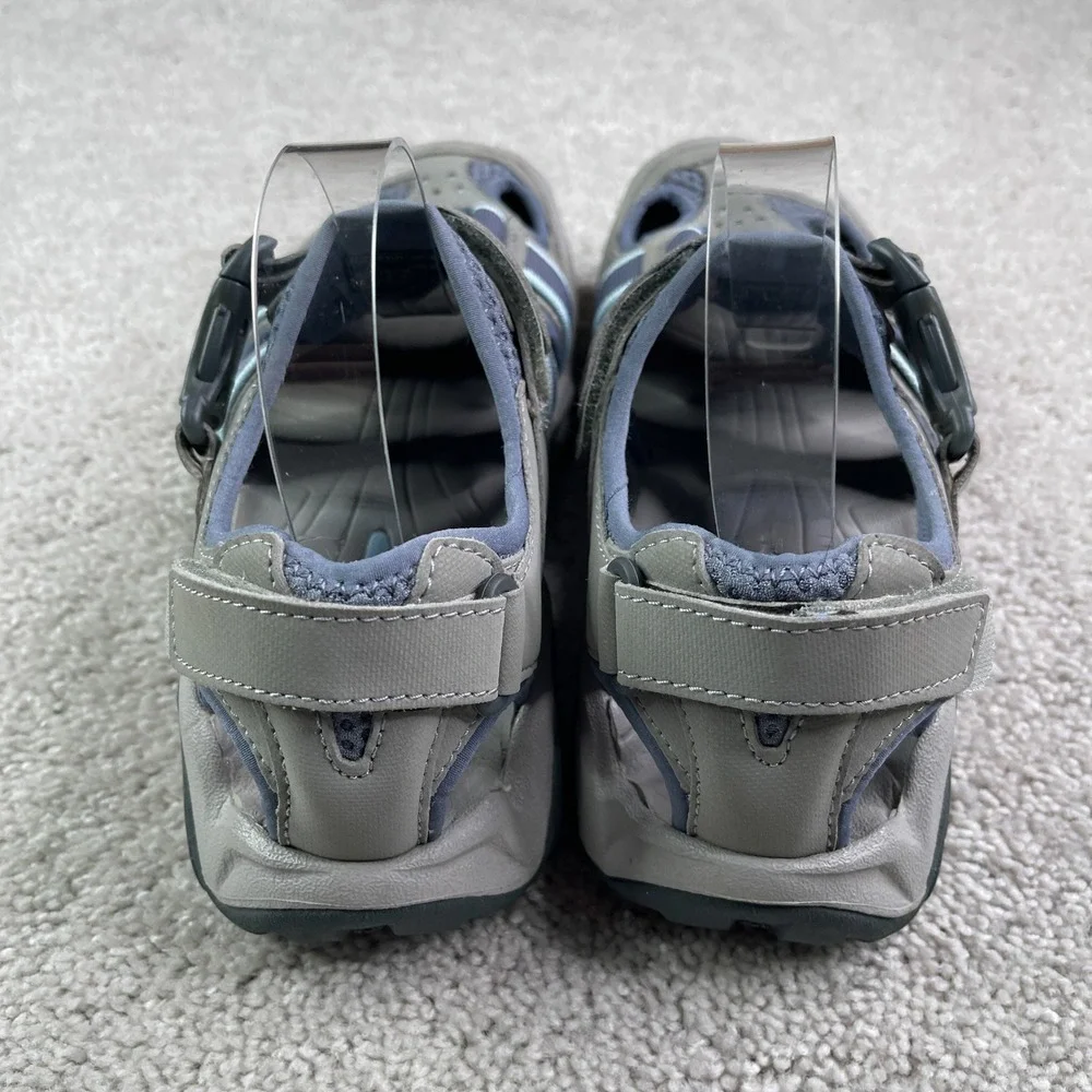 Teva Omnium Water Sandals Women Size 7 Grey Hiking Trail Hybrid Outdoors